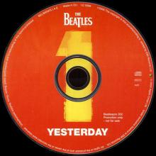 2000 11 13 THE BEATLES 1 YESTERDAY - PRESS INFO AND PROMO CD - DENMARK MOST POPULAR SONG  - pic 1