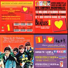 2001 02 06 THE BEATLES 1 - MARKETING CAMPAIGN - ST VALENTINE SPECIAL SLIPCASE - FRANCE - pic 1