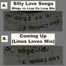 UK 2001 05 07 WINGSPAN - 12 WINDJ 002 - SILLY LOVE SONGS ⁄ COMING UP - 01 0092 20 ⁄A⁄ - 01 0092 ⁄B⁄  - 12INCH PROMO - pic 1