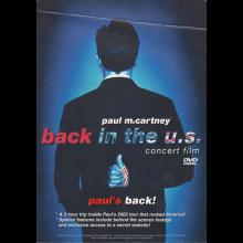 2003 PAUL MCCARTNEY BACK IN THE WORLD 2003  - FLYER - pic 2