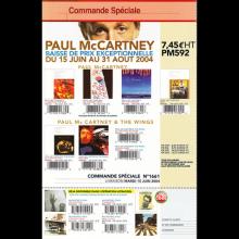2004 06 24 Paul McCartney - Concert Flyer And Order - Press Info France - pic 2