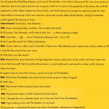 2004 09 06 YELLOW SUBMARINE PICTURE BOOK - WALKER BOOKS - SUBAFILMS LTD. - PRESS KIT - UK - pic 10