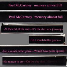 2007 06 04 PAUL McCARTNEY - MEMORY ALMOST FULL - 8 88072 30358 4 - 2CDSET DELUXE LIMITED EDITION - EU / GERMANY - pic 13