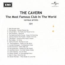 UK - 2007 08 20 - THE CAVERN - THE MOST FAMOUS CLUB IN THE WORLD - EMI UNIVERSAL - 2X CDR - PROMO - pic 1