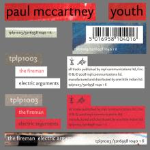 2008 11 24 PAUL McCARTNEY AND YOUTH - THE FIREMAN - ELECTRIC ARGUMENTS - A -TPLP 1003 - 5 016958 104016 - UK - pic 12
