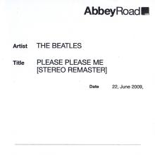UK - 2009 06 22 - THE BEATLES - B1 - PLEASE PLEASE ME - SEREO REMASTERED - 5X CDR - PROMO - pic 1