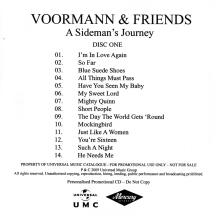 UK 2009 08 07 - VOORMANN & FRIENDS - I'M IN LOVE AGAIN - CDR AND DVD  - pic 2