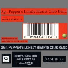 2009 BEATLES IN STEREO 08 Digital Remaster Boxed Set CD Sgt Pepper's Lonely Hearts Club Band 0946 3 82419 2 8 - pic 5