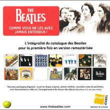 2009 09 09 THE BEATLES REMASTERED - CD'S - PLV DISPLAY 30X30CM - FRANCE - pic 1