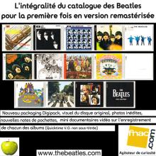 2009 09 09 THE BEATLES REMASTERED - CD'S - PLV DISPLAY 30X30CM - FRANCE - pic 2