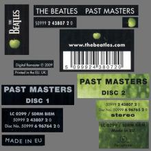 2009 BEATLES IN STEREO 14 Digital Remaster Boxed Set CD Past Masters 50999 2 43807 2 0 - pic 3