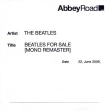 2009 06 22 - THE BEATLES - MONO REMASTER - A-B-C-D-E - 5X CDR - PART 1 - 5 ALBUMS - PROMO - pic 9