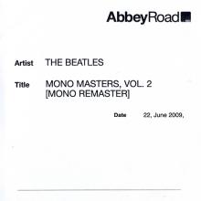 2009 06 22 - THE BEATLES - MONO REMASTER - J-K-L-M - 4X CDR - PART 3 - 1 DOUBLE ALBUM AND 2 ALBUMS - pic 9