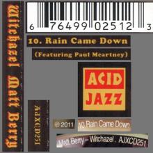 2011 03 07 - 2009 03 11 UK Matt Berry - Rain Came Down ⁄ 6 76499 0512 3 - AJXCD251 - pic 1