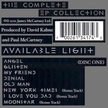 2011 11 22 UK⁄USA James McCartney The Complete EP Collection ⁄ ECR1112000 ⁄ 7 00261 34174 3 - pic 1