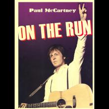 2011 PAUL McCARTNEY ON THE RUN - FRENCH TOUR CONCERT PROGRAMME - pic 1