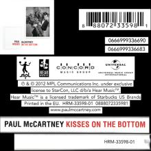 2012 02 06 PAUL McCARTNEY - KISSES ON THE BOTTOM - HRM 33598 01 - 8 88072 33598 1 - EU - pic 1