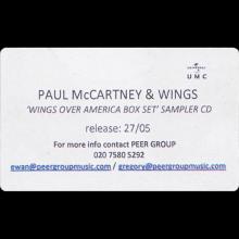 UK 2013 05 27 - WINGS OVER AMERICA BOX SET SAMPLER - pic 5