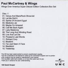 UK 2013 05 27 - WINGS OVER AMERICA SUPER DELUXE EDITION COLLECTORS BOX SET - DISC 1 AND 2 - UNIVERSAL UMC LOGO - PROMO CDR - pic 3