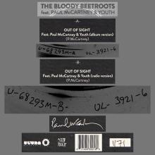 THE BLOODY BEETROOTS FEAT. PAUL MCCARTNEY AND YOUTH - OUT OF SIGHT - UL 3921-6 - UK - pic 4
