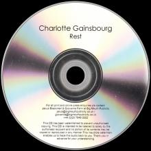 UK 2017 11 17 - CHARLOTTE GAINSBOURG - REST - SONGBIRD IN A CAGE - PROMO CDR - UK - pic 4