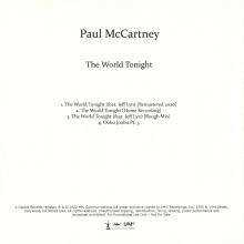 UK 2020 07 31 PAUL McCARTNEY - FLAMING PIE - DELUXE EDITION - EP B - THE WORLD TONIGHT - 1997 07 07 - PROMO - CDR - pic 3