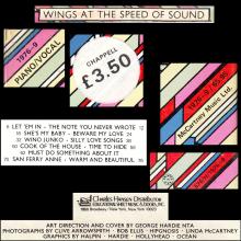 1976 04 09 WINGS FUN CLUB - CLUB SANDWICH - SONGBOOK WINGS AT THE SPEED OF SOUND - pic 4