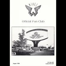1976 08 00 WINGS FUN CLUB - CLUB SANDWICH - NEWSLETTER - AUGUST - pic 1