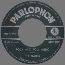 ITALY 1964 12 10 - QMSP 16371 - ROCK AND ROLL MUSIC ⁄ I'LL FOLLOW THE SUN - B - LABELS - pic 3