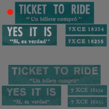 SPAIN 1965 06 10 - TICKET TO RIDE ⁄ YES IT IS - SLEEVE 04 LABEL D 1 - DSOL 66.064 - pic 6