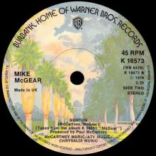 1975 07 00 - MIKE McGEAR - DANCE THE DO ⁄ NORTON - UK - WARNER BROS - K 16573 - pic 4