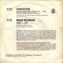 MIKE McGEAR - LEAVE IT ⁄ REGALO NADA MAS - WB - CP-251 - SPAIN - PROMO - pic 1