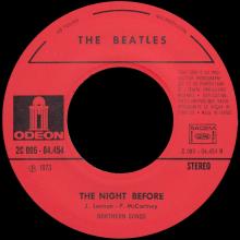 THE BEATLES FLASH BACK - J 2C 006-04454 - YESTERDAY ⁄THE NIGHT BEFORE  - pic 5