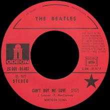 THE BEATLES FLASH BACK - J 2C 006-04467 - CAN'T BUY ME LOVE ⁄ YOU CAN'T DO THAT - pic 3