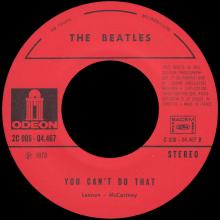 THE BEATLES FLASH BACK - J 2C 006-04467 - CAN'T BUY ME LOVE ⁄ YOU CAN'T DO THAT - pic 5