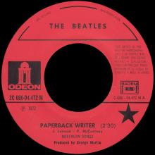 THE BEATLES FLASH BACK - J 2C 006-04472 - PAPERBACK WRITER ⁄ RAIN - pic 3