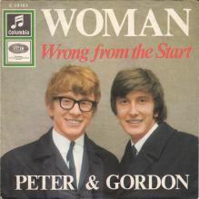 PETER AND GORDON - WOMAN - C 23 163 - GERMANY - pic 1