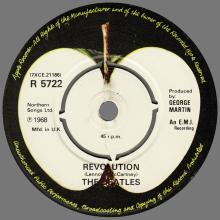1968 08 26 - 1988 08 26 - O1 - HEY JUDE ⁄ REVOLUTION - R 5722 - BARCODED SLEEVE - PUSH-OUT CENTER - SOUTHALL PRESSING - pic 4
