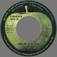 BADFINGER - COME AND GET IT / ROCK OF ALL AGES - FRANCE - 2C 006-90.916 M ⁄ APPLE 20 - pic 3