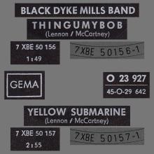 BLACK DYKE MILLS BAND - THINGUMYBOB - YELLOW SUBMARINE - GERMANY - APPLE O 23 927 - pic 2