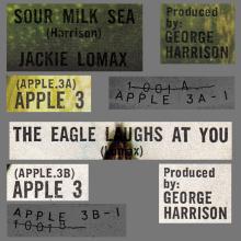 JACKIE LOMAX 1968 08 28 - SOUR MILK SEA ⁄ THE EAGLE LAUGHS AT YOU - UK - APPLE 3 - pic 1