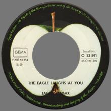 JACKIE LOMAX - SOUR MILK SEA ⁄ THE EAGLE LAUGHS AT YOU - GERMANY - APPLE  O 23 891 - pic 4