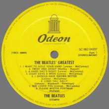 THE BEATLES DISCOGRAPHY HOLLAND 1967 01 06 - 1978 - BEATLES GREATEST - YELLOW ODEON - 5C 062-04207 ⁄ 038 CRY 04 207 - CRYSTAL - pic 3