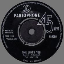 1963 08 23 - 1963 - A - SHE LOVES YOU ⁄ I'LL GET YOU - R 5055 - pic 1