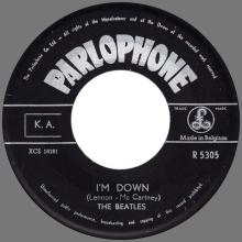 THE BEATLES DISCOGRAPHY BELGIUM 033 - HELP / I'M DOWN - R 5305 - pic 5