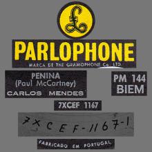 CARLOS MENDES - JOTTA HERRE - PENINA - 1969 07 18 - PORTUGAL - PARLOPHONE - PM 144 - pic 4