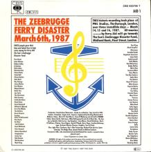 CHARITY 1987 - FERRY AID - THE ZEEBRUGGE FERRY DISASTER MARCH 6TH, 1987 - LET IT BE - CBS 650796 7 - AID 1 - HOLLAND - pic 2