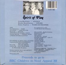 CHARITY 1988 - CHILDREN IN NEED - SPIRIT OF PLAY - KIDS 1988 - UK - pic 2