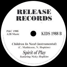 CHARITY 1988 - CHILDREN IN NEED - SPIRIT OF PLAY - KIDS 1988 - UK - pic 5