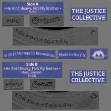 CHARITY 2012 - THE JUSTICE COLLECTIVE - HE AIN'T HEAVY, HE'S MY BROTHER - JFT96 - EU - pic 1